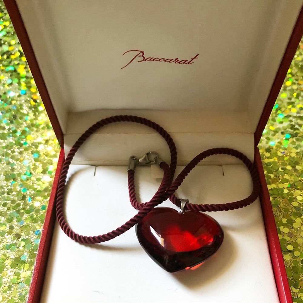 Baccarat crystal necklace